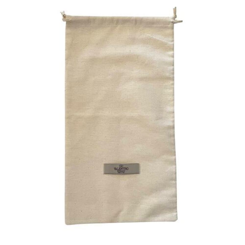 Valentino Garavani Cream Cotton Dust Bag Protective Cover Sleeper 8.5"x16"